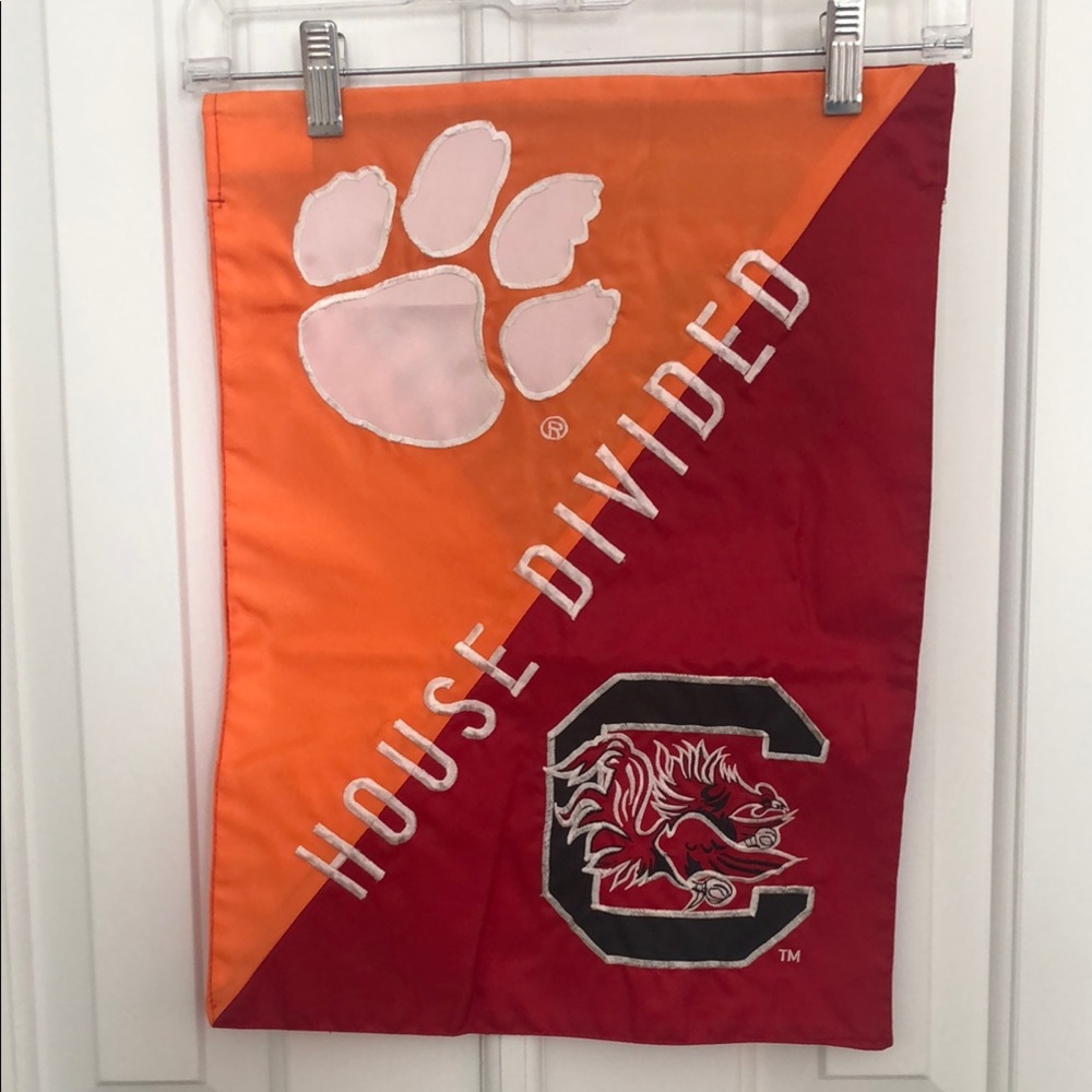 House Divided Garden Flag - Clemson & South Carolina